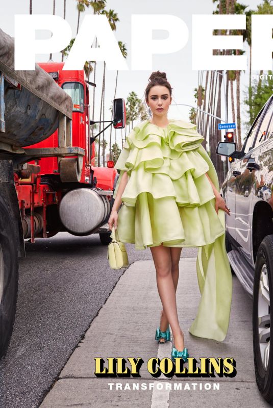 LILY COLLINS in Paper Magazine, April 2019