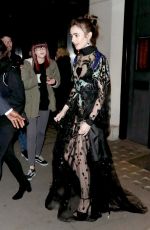 LILY COLLINS Leavea Extremely Wicked, Shockingly Evil and Vile Premiere After-party in London 04/24/2019