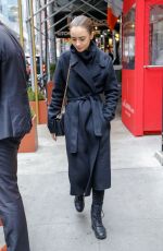 LILY COLLINS Out and About in New York 04/11/2019