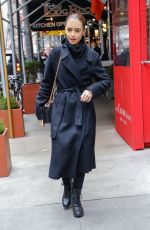 LILY COLLINS Out and About in New York 04/11/2019