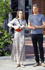 LILY COLLINS Out in West Hollywood 04/23/2019