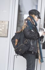LILY JAMES Arrives at a Studio in West London 04/04/2019