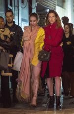 LILY JAMES Celebrates Her 30th Birthday with BILLIE PIPER and POPPY DELEVINGNE in London 04/08/2019