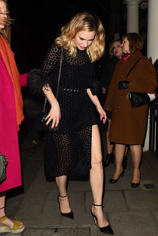LILY JAMES Celebrates Her Birthday at Mark