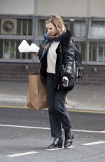 LILY JAMES Out and About in London 