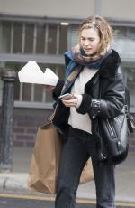 LILY JAMES Out and About in London 