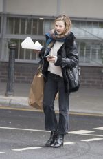 LILY JAMES Out and About in London 