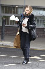 LILY JAMES Out and About in London 