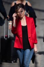 LINDA CARDELLINI Arrives and Leaves at Jimmy Kimmel Live! in Hollywood 04/15/2019