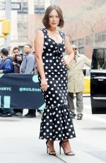 LINDSAY PRICE Arrives at AOL Build in New York 04/08/2019