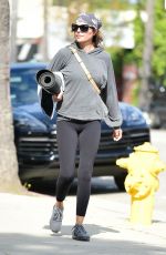 LISA RINNA Leaves Yoga Class in Studio City 04/19/2019