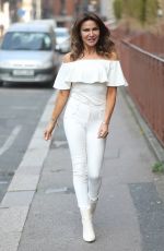 LIZZIE CUNDY All in White Out in London 03/30/2019