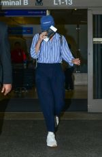 LORDE at LAX Airport in Los Angeles 04/05/2019