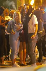 LOTTIE MOSS and Daniel Mickelson at Delilah in West Hollywood 04/23/2019
