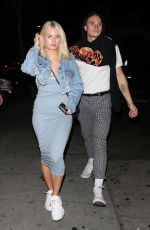 LOTTIE MOSS at Delilah Nightclub in West Hollywood 04/21/2019
