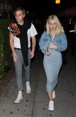 LOTTIE MOSS at Delilah Nightclub in West Hollywood 04/21/2019