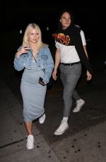 LOTTIE MOSS at Delilah Nightclub in West Hollywood 04/21/2019