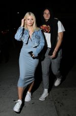 LOTTIE MOSS at Delilah Nightclub in West Hollywood 04/21/2019