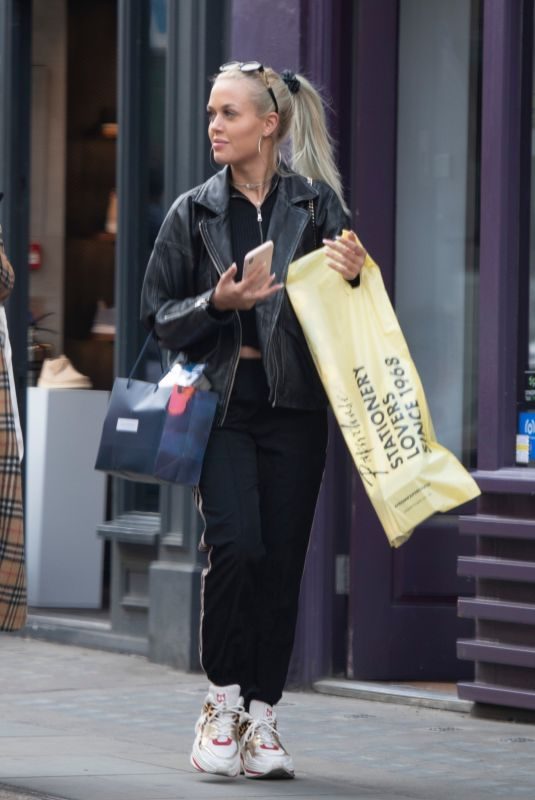 LOTTIE TOMLINSON Out and About in London 04/26/2019