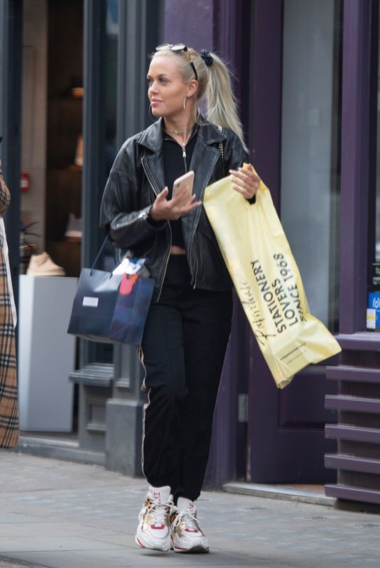 LOTTIE TOMLINSON Out and About in London 04/26/2019