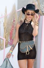 LOU TEASDALE at Revolve Party at Coachella Festival in Indio 04/13/2019