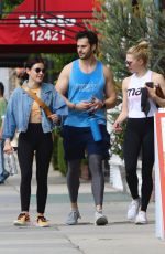 LUCY HALE Heading to a Gym in Los Angeles 04/02/2019