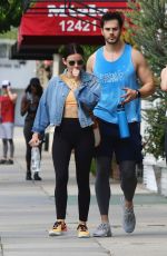 LUCY HALE Heading to a Gym in Los Angeles 04/02/2019