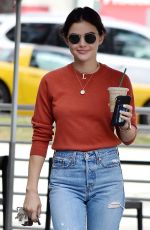 LUCY HALE in Ripped Denim Out in Los Angeles 04/04/2019