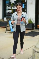 LUCY HALE Leaves a Gym in Los Angeles 04/04/2019