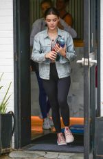 LUCY HALE Leaves a Gym in Los Angeles 04/04/2019