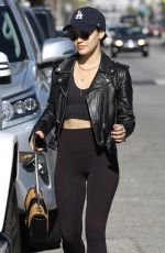 LUCY HALE Leaves a Gym in Studio City 04/22/2019