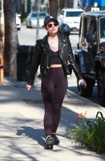 LUCY HALE Leaves a Gym in Studio City 04/22/2019