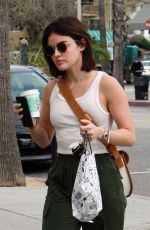 LUCY HALE Leaves Alfred