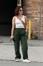 LUCY HALE Leaves Alfred