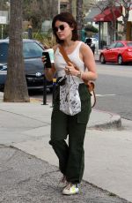 LUCY HALE Leaves Alfred