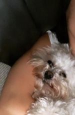 LUCY HALE with Her Dog - Instagram Pictures 04/01/2019