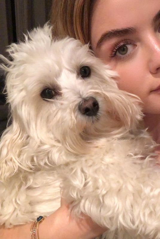 LUCY HALE with Her Dog - Instagram Pictures 04/01/2019