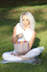 LYRA RAE Doing Yoga at a Park in Los Angeles 04/03/2019
