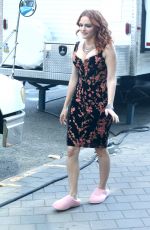 MADELINE BREWER at Hustlers Set in New York 04/24/2019