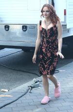 MADELINE BREWER at Hustlers Set in New York 04/24/2019