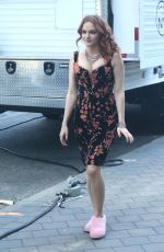 MADELINE BREWER on the Set of Hustlers in New York 04/24/2019