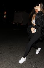 MADISN BEER Leaves Delilah in West Hollywood 04/05/2019