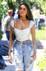 MADISON BEER in Ripped Jeans Out in West Hollywood 04/22/2019