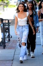 MADISON BEER in Ripped Jeans Out in West Hollywood 04/22/2019