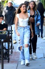 MADISON BEER in Ripped Jeans Out in West Hollywood 04/22/2019