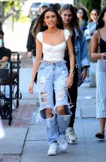 MADISON BEER in Ripped Jeans Out in West Hollywood 04/22/2019