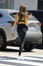 MADISON BEER in Spanex Out in Hollywood 04/18/2019