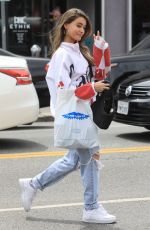 MADISON BEER Out Shopping on Melrose Avenue in Los Angeles 04/05/2019