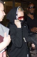MADONNA Arrives at McCarran International Airport in Las Vegas 04/27/2019