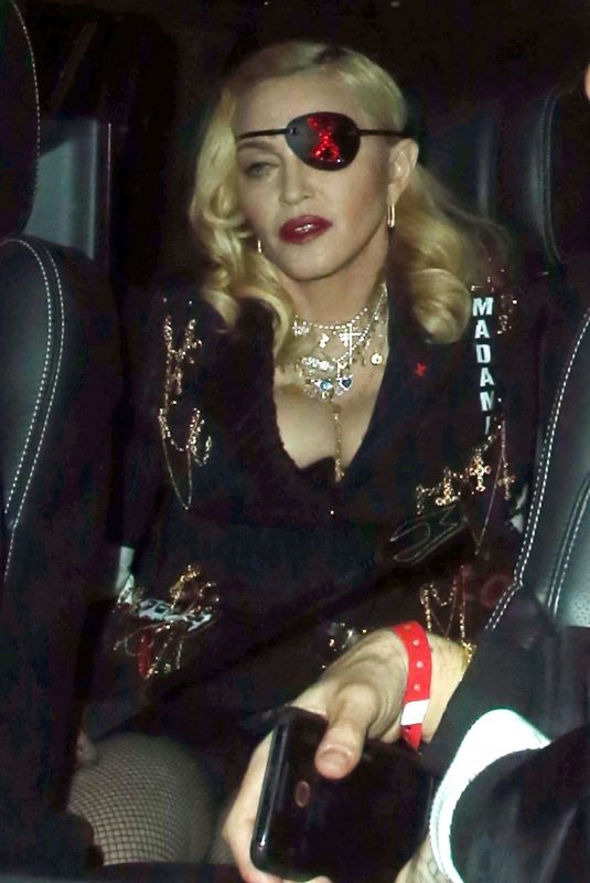 MADONNA Leaves MTV Studios in London 04/24/2019